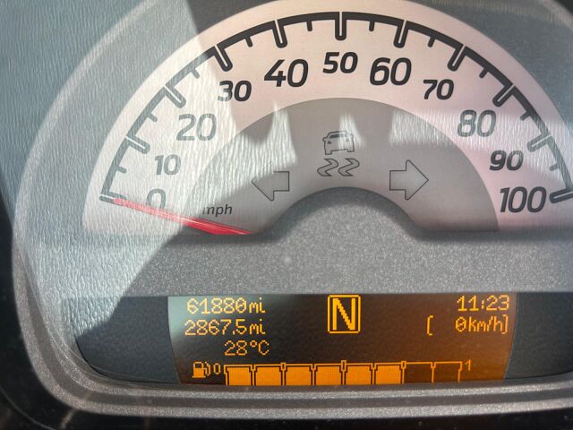 SMART FOR TWO PASSION COUPE 1.0 MHD AUTO SPANISH RHD IN SPAIN 61000 MILES 2010